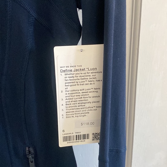 Define jacket Luon sz 6 - Picture 4 of 4